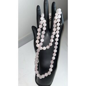 Necklace Jadeite Amethyst Knotted Beads Pink Luxury Angelic Romantic Pastel